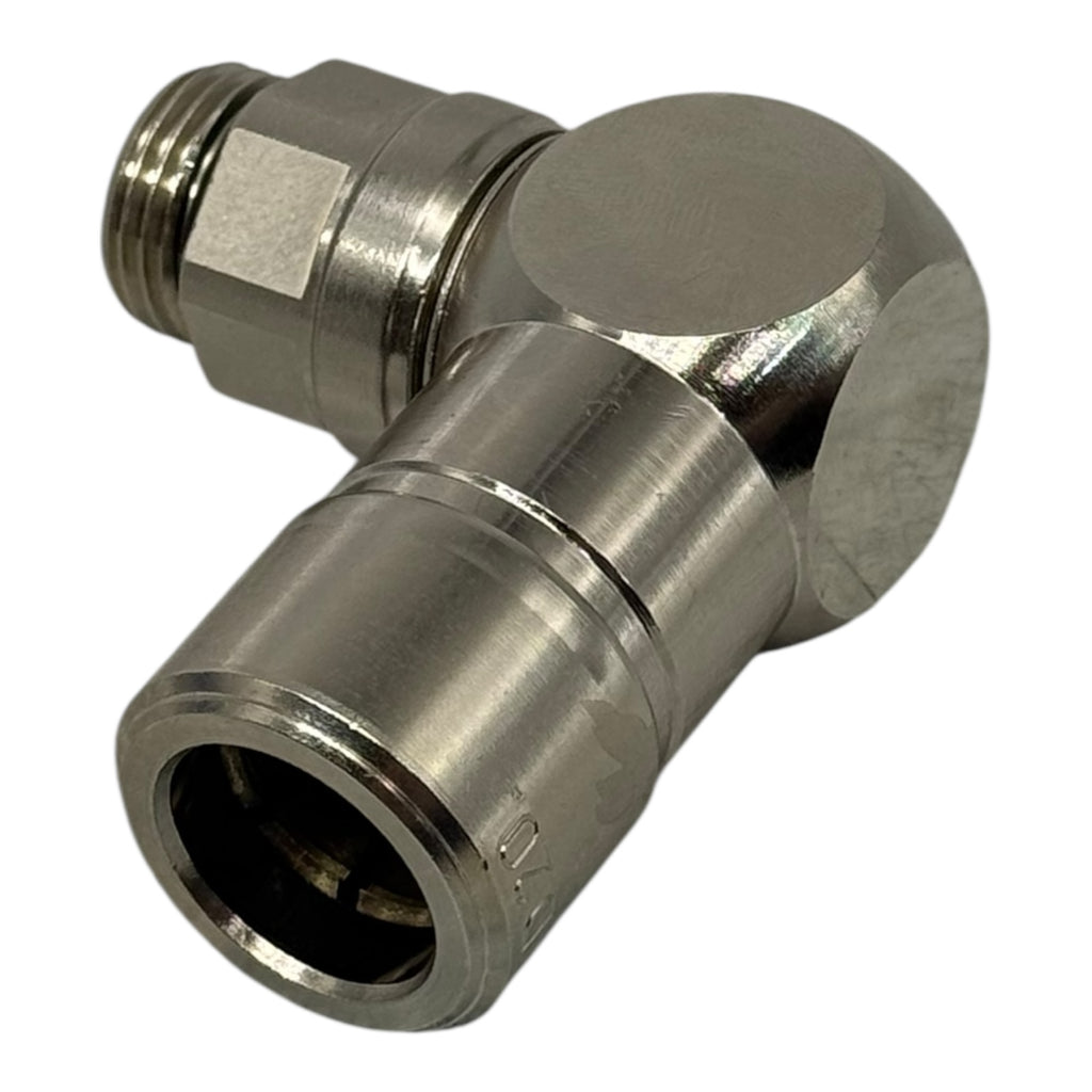 10x Eisele 604-0815 90° Winkelsteckverbinder G1/4 Pneumatikanschluss