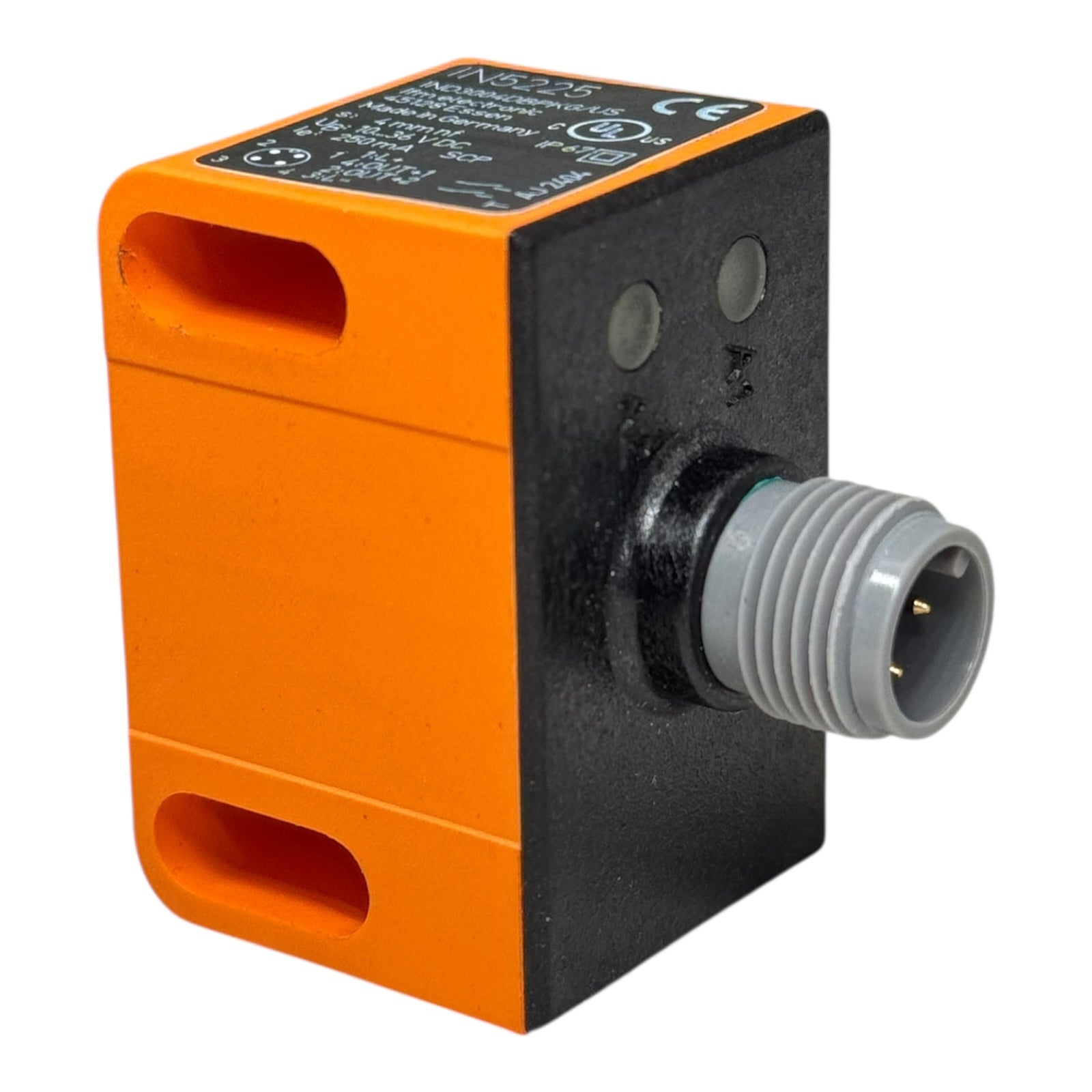 ifm IN5225 Induktiver Sensor M12 10–36 V DC 4 mm nf PNP IP67 Näherungsschalter
