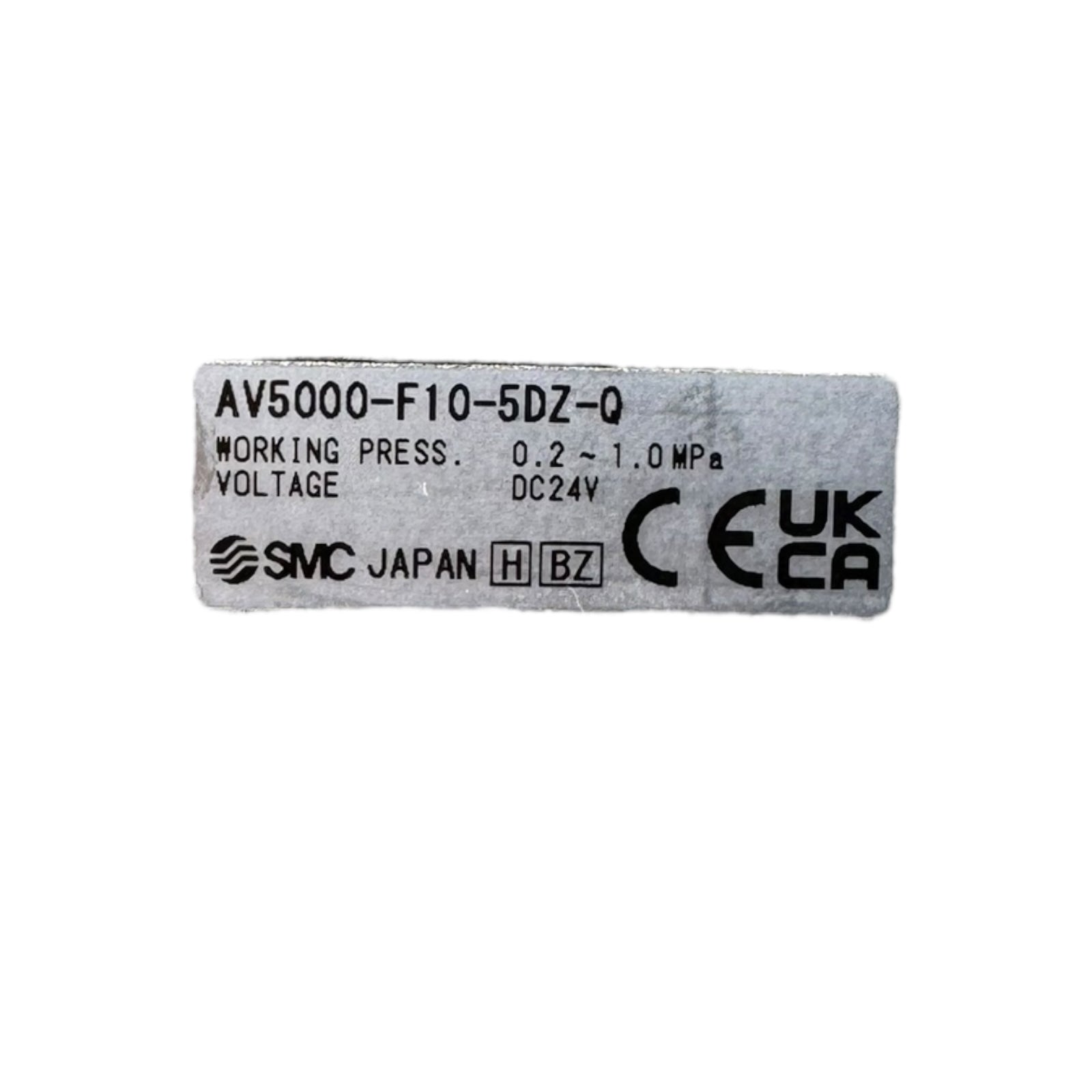 SMC AV5000-F10-5DZ-Q Sicherheitsventil 24V DC Pneumatikventil 1,0 MPa