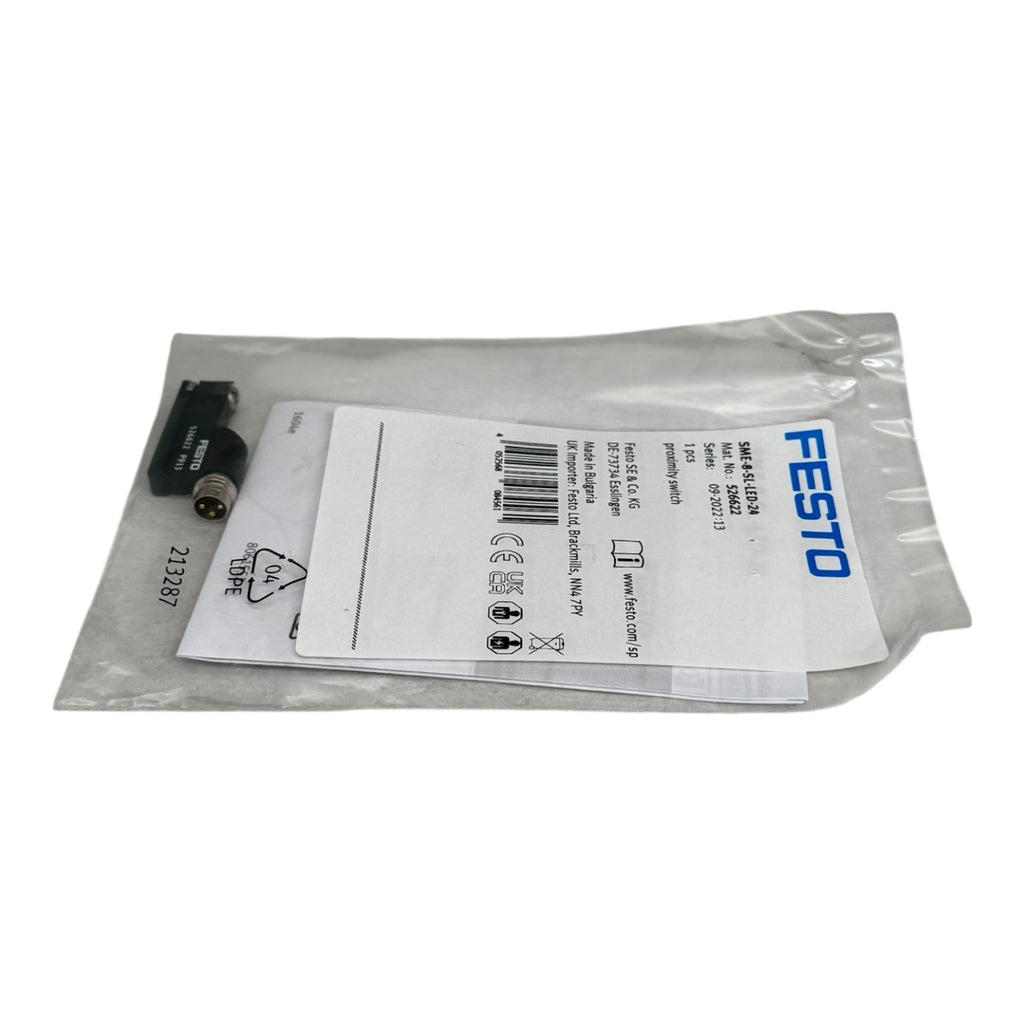3x Festo SME-8-SL-LED-24 Näherungsschalter 526622 Sensor Proximity Switch