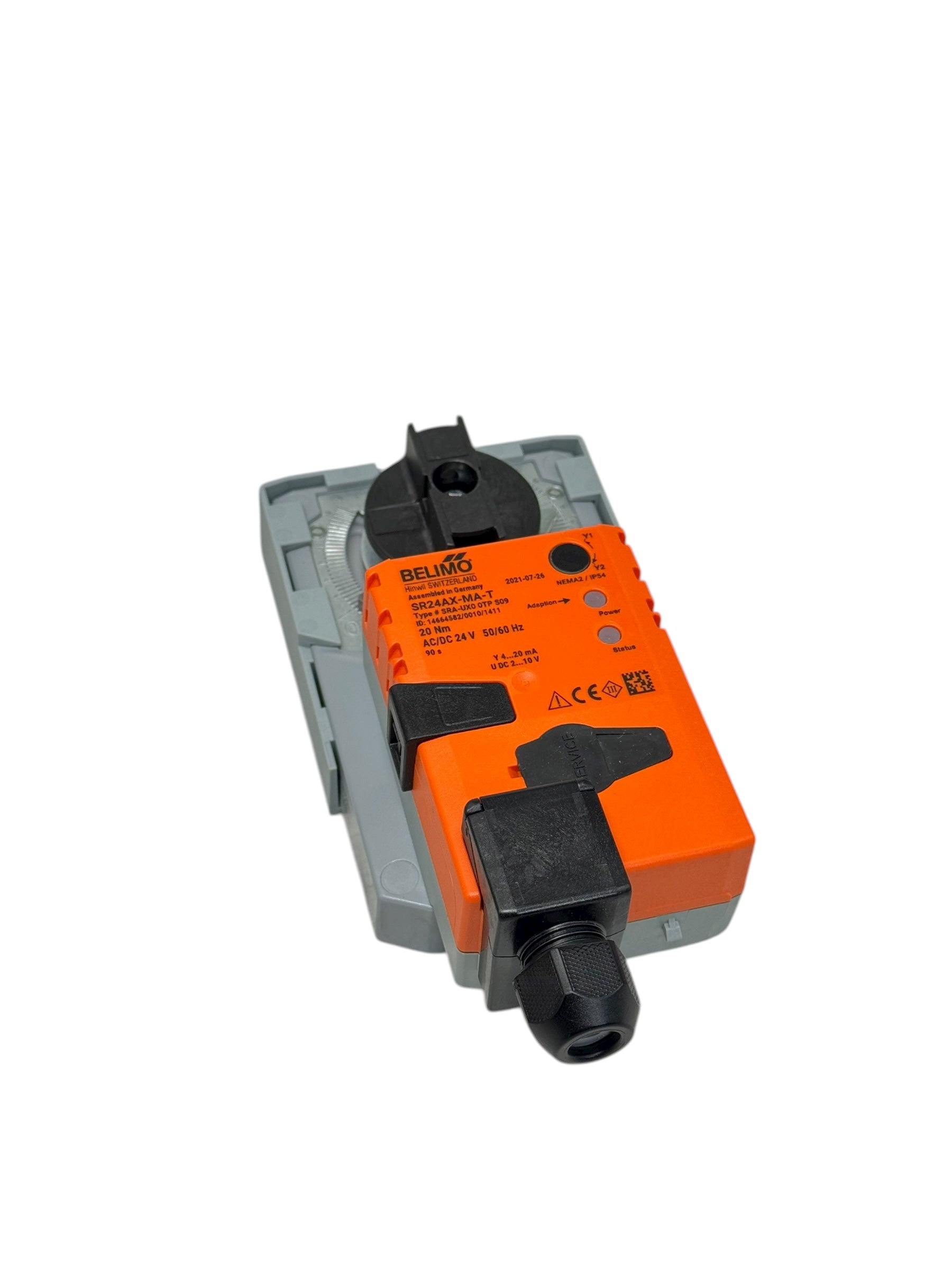 Belimo SR24AX-MA-T Stellantrieb 24V AC/DC 20Nm SRA-Ux0 OTP509 neu inkl. Zubehör