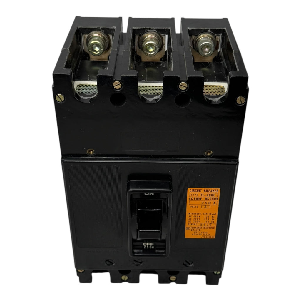 Terasaki TL-400E Leistungsschalter Breaker 250A 3-polig AC600V DC250V AUX