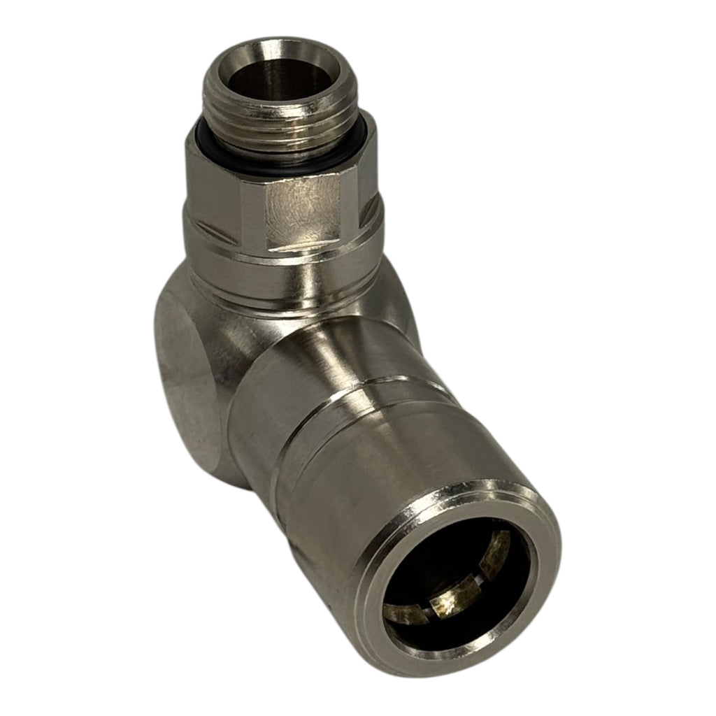 10x Eisele 604-0815 90° Winkelsteckverbinder G1/4 Pneumatikanschluss