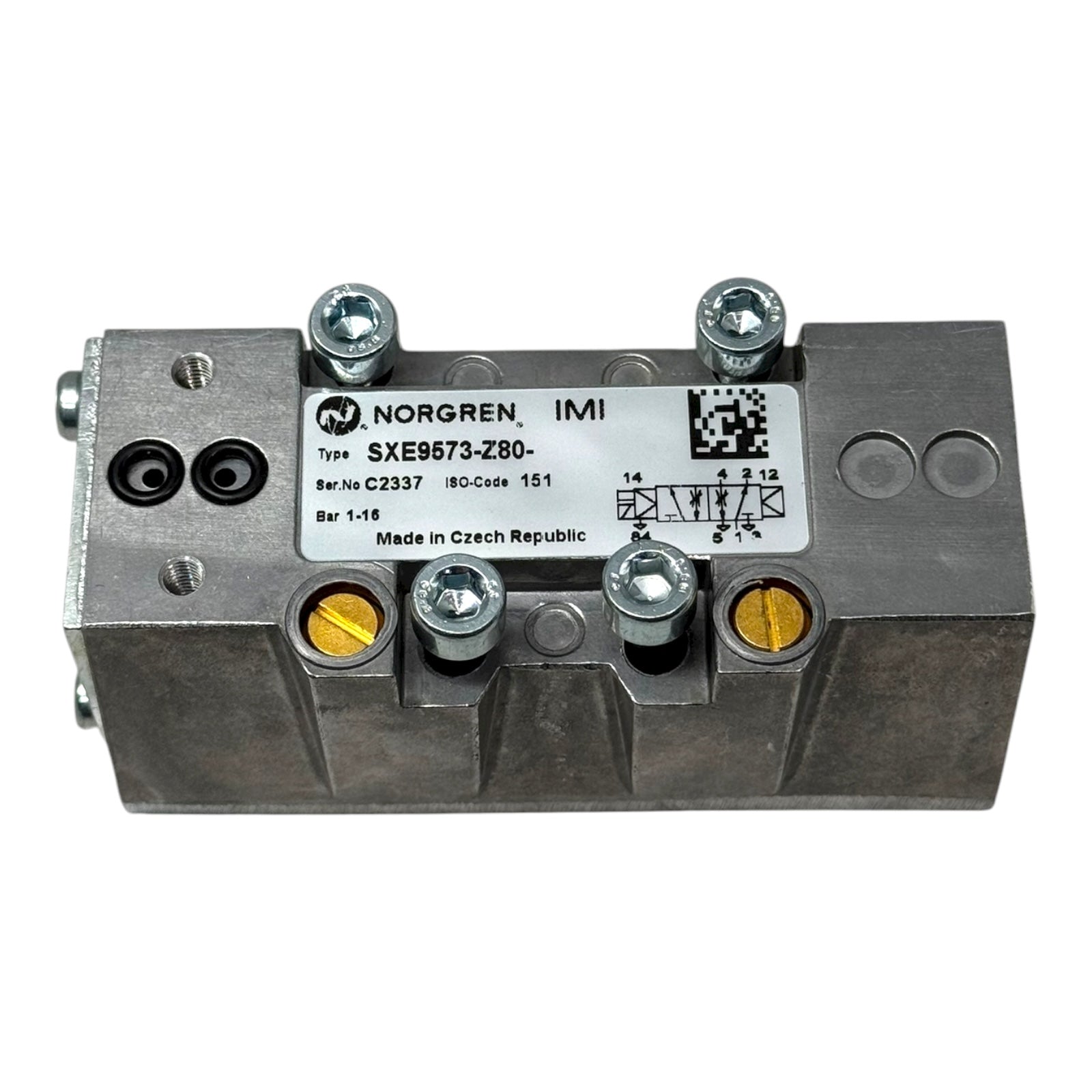 Norgren IMI Magnetventil SXE9573-Z80 Pneumatikventil 5/2-Wege 1–16 bar