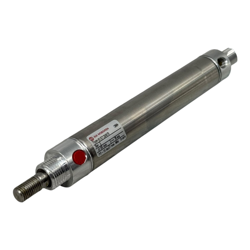Norgren RT/57125/M/70 Pneumatikzylinder Ø25mm Hub 70mm Edelstahl 10bar