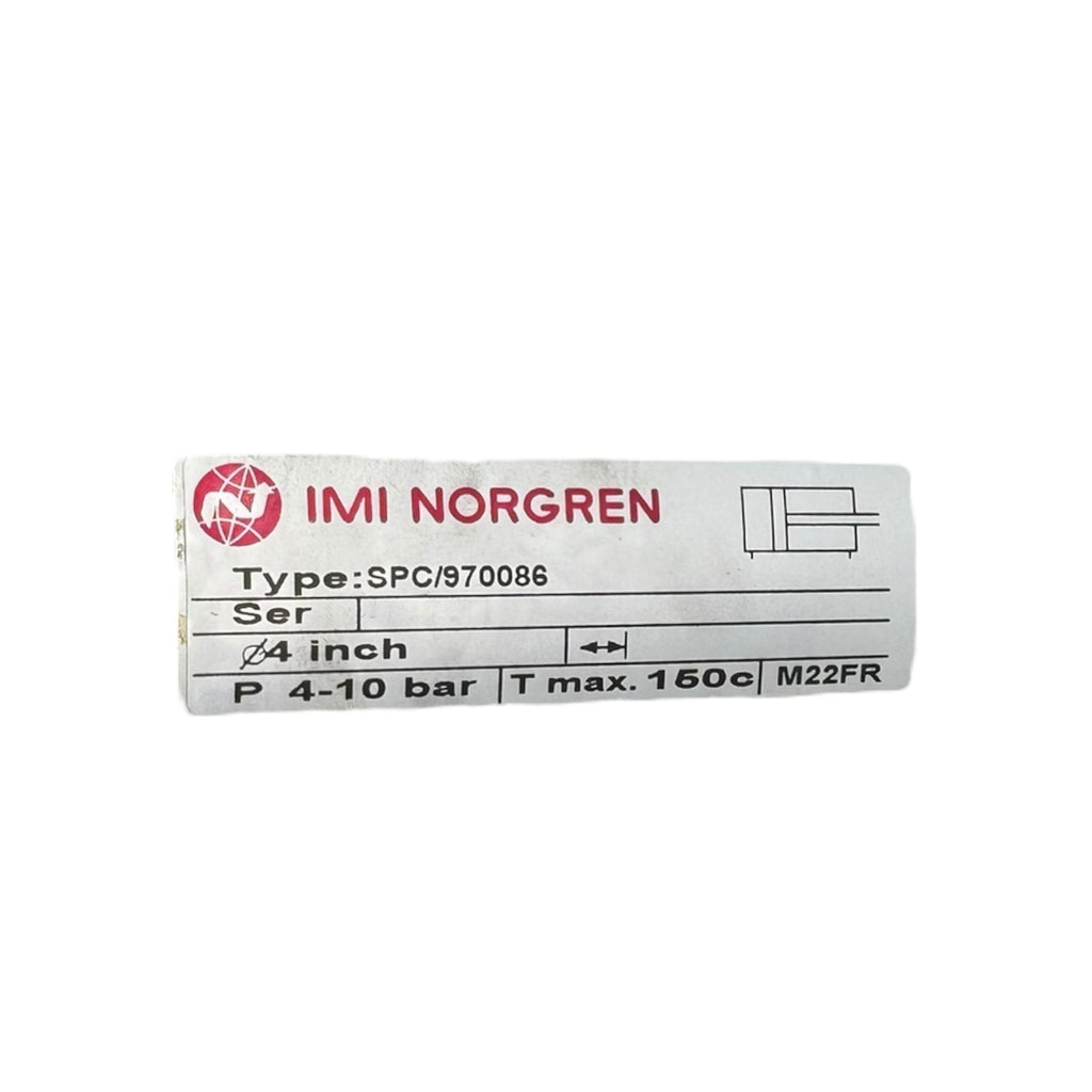 IMI Norgren Pneumatikzylinder SPC/970086 Ø100mm Hub 200mm 10bar Zylinder