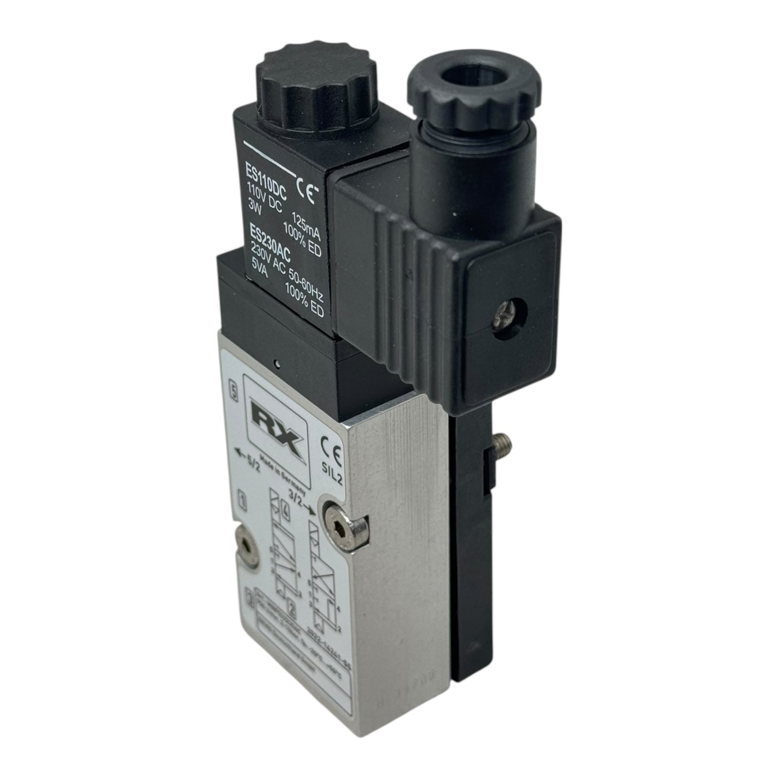RX Magnetventil MNF52230AC 5/2-Wege 3/2-Wege 230VAC Pneumatikventil Magnetspule