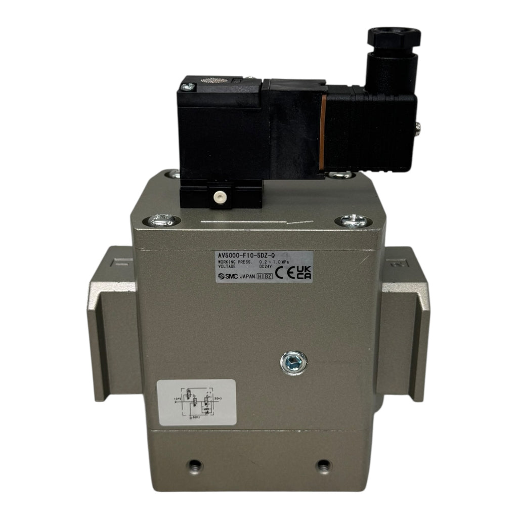 SMC AV5000-F10-5DZ-Q Sicherheitsventil 24V DC Pneumatikventil 1,0 MPa