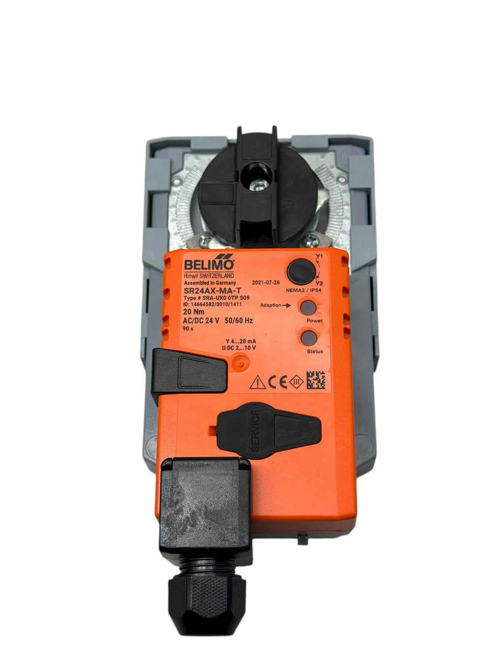 Belimo SR24AX-MA-T Stellantrieb 24V AC/DC 20Nm SRA-Ux0 OTP509 neu inkl. Zubehör