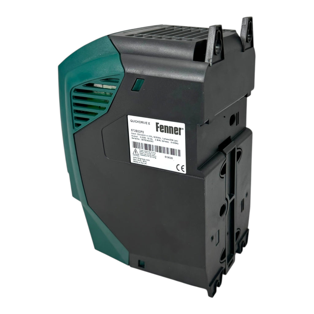 Fenner QuickDrive E 572B22P2 Frequenzumrichter 10,5A 2,2kW 200-240V 3PH UNUSED