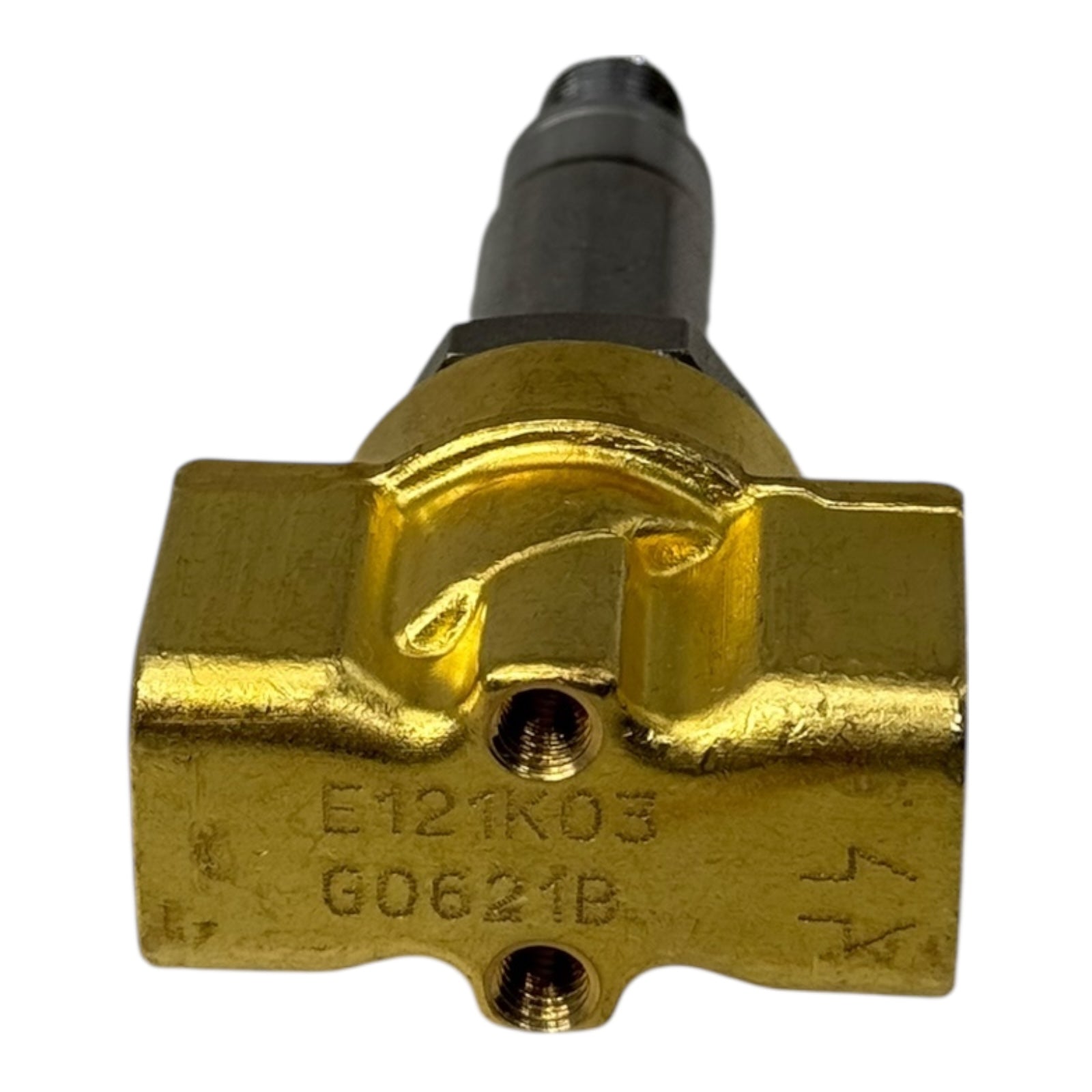 Parker Lucifer E121K03 2/2-Wegeventil Messing Ventil 24V Steuerung Pneumatik
