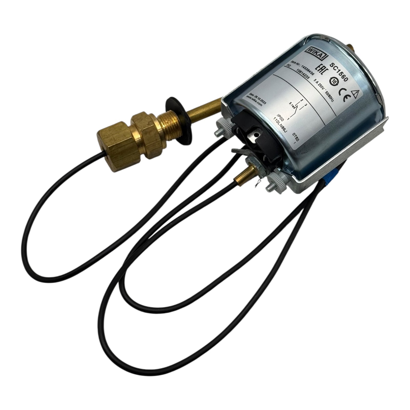 WIKA SC1560 Temperaturregler Thermostat 0–100°C 5A 250V Fühler