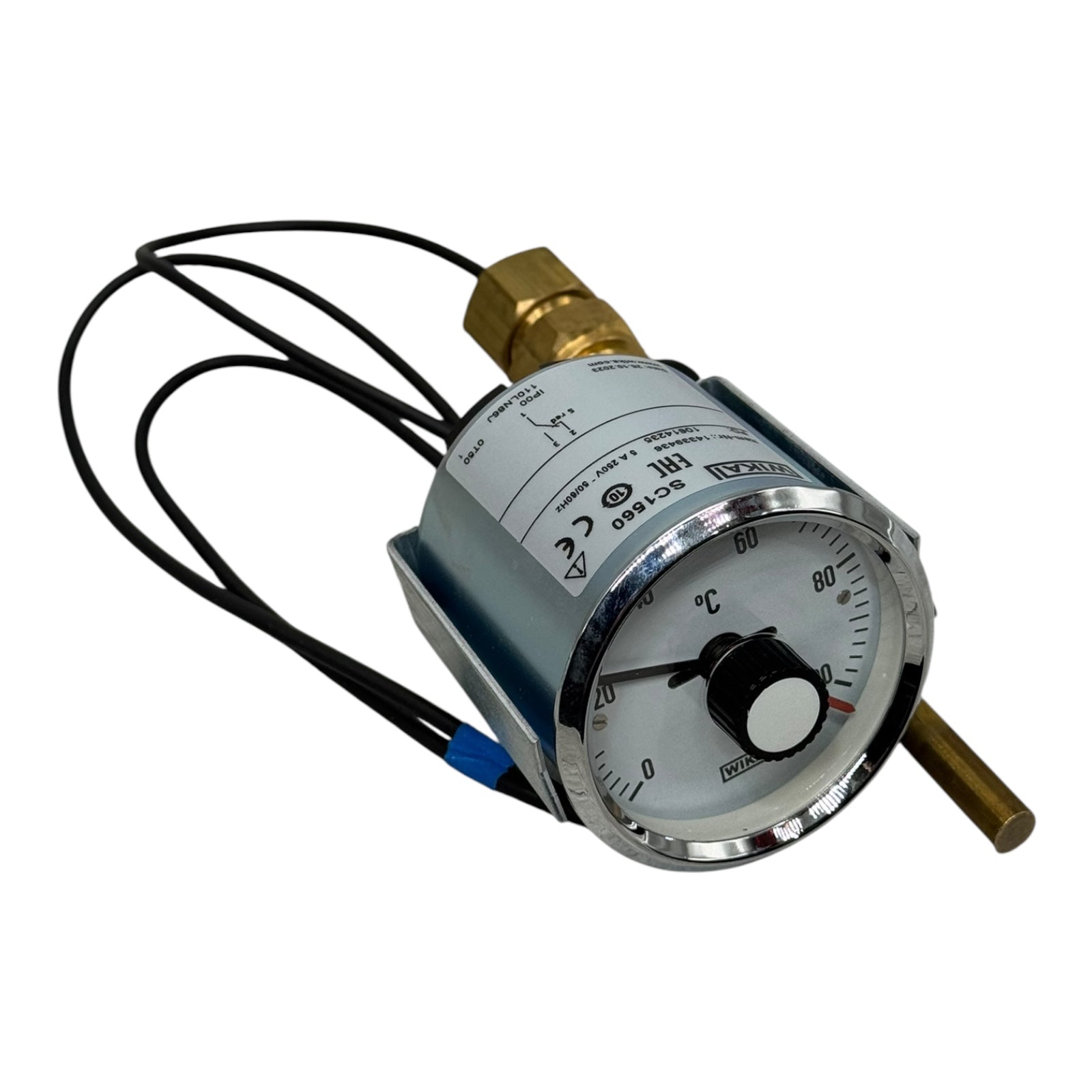 WIKA SC1560 Temperaturregler Thermostat 0–100°C 5A 250V Fühler