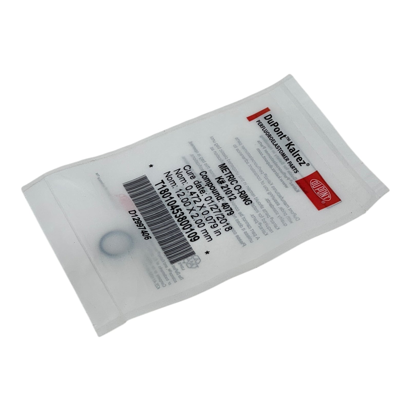 DuPont Kalrez O-Ring K21012 4079 Compound 12x2mm FFKM Perfluorelastomer Dichtung