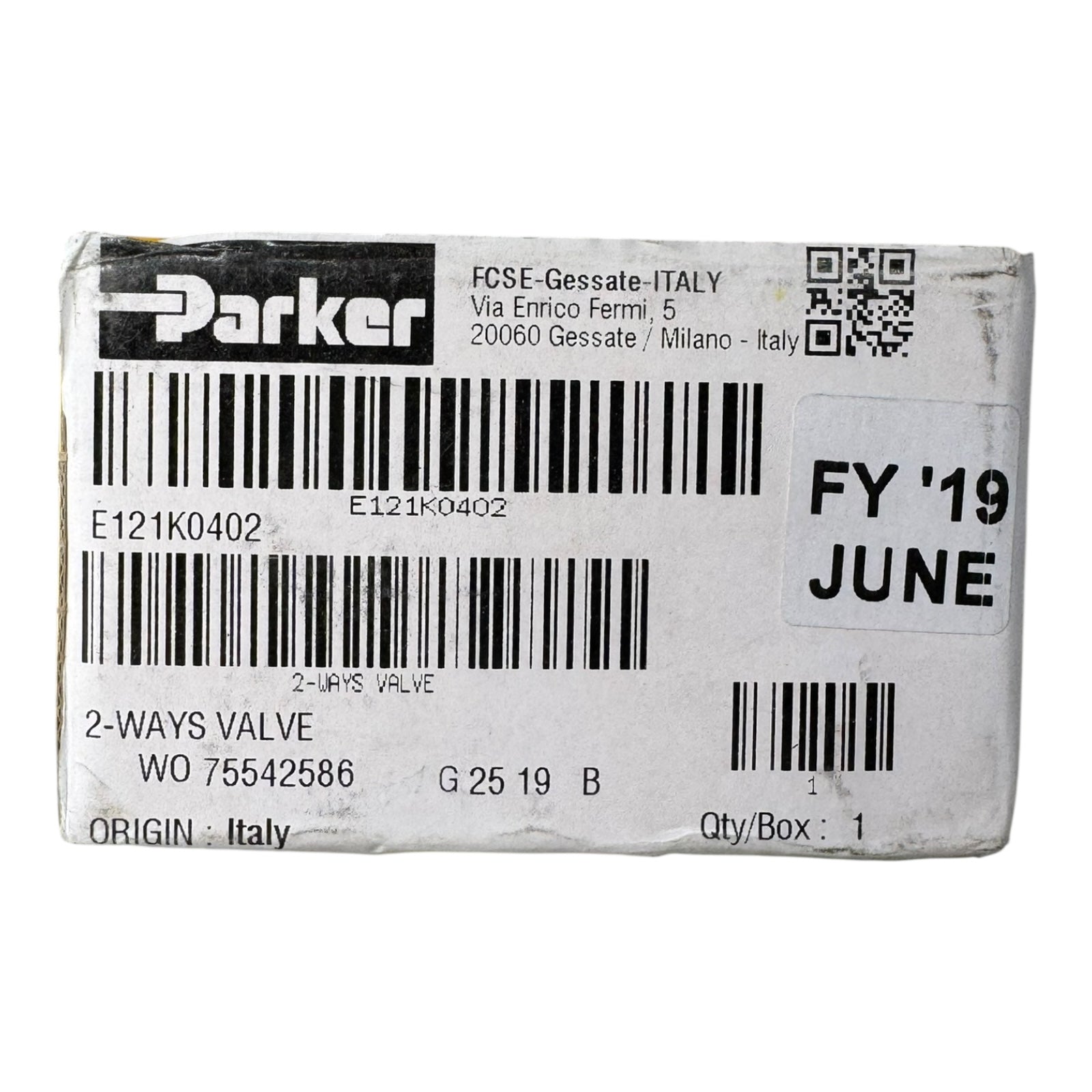 Parker Lucifer E121K0402 2/2-Wegeventil Ventil Pneumatik Hydraulik
