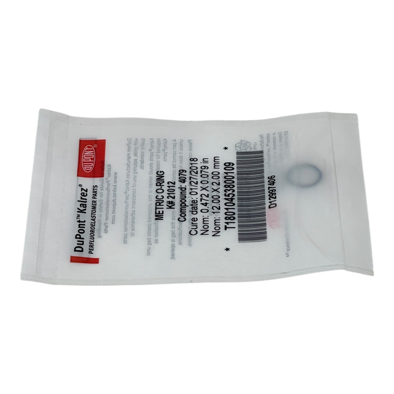 DuPont Kalrez O-Ring K21012 4079 Compound 12x2mm FFKM Perfluorelastomer Dichtung