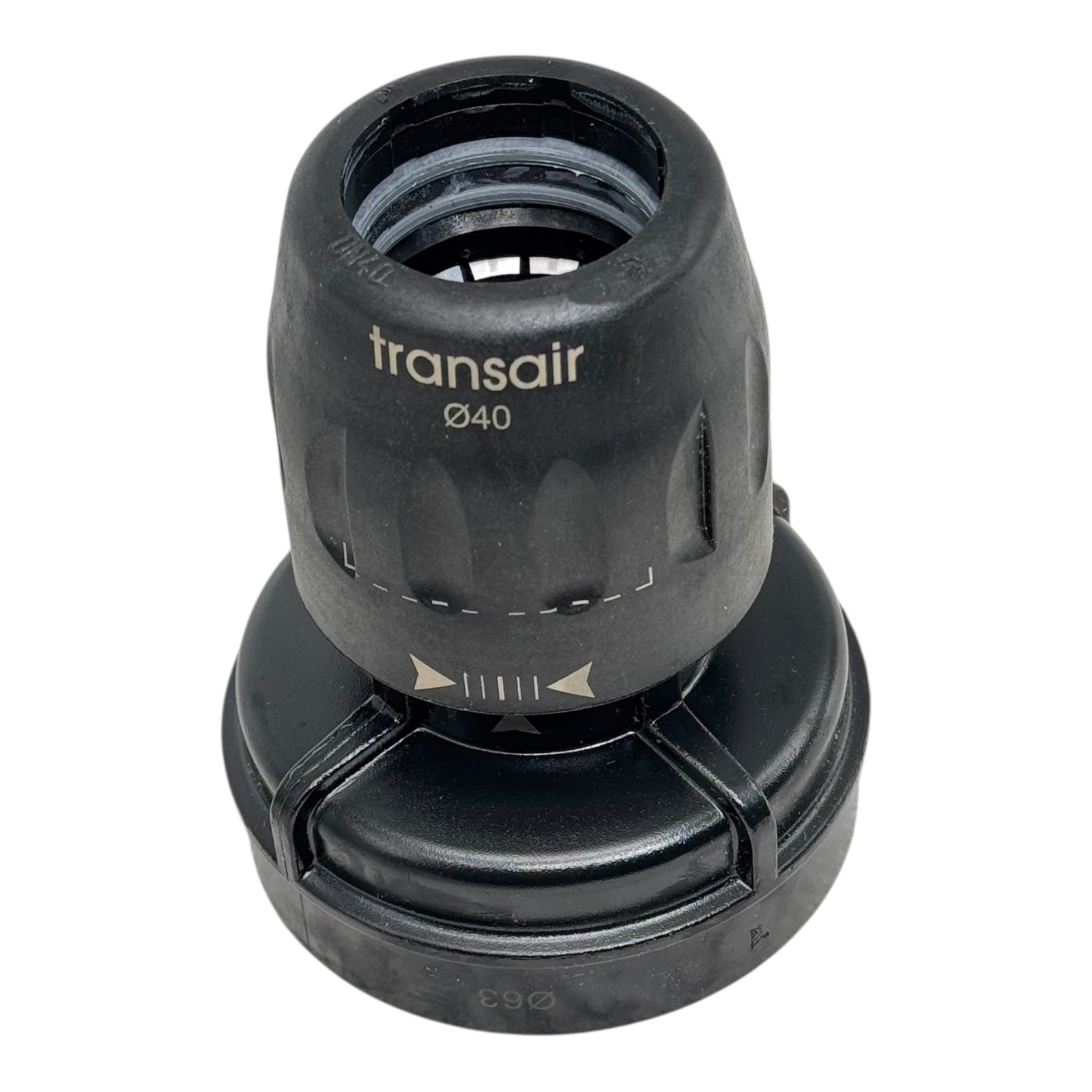 Parker Transair 6666 40 63 Reduzierstück Ø63 auf Ø40 Rohrverbinder