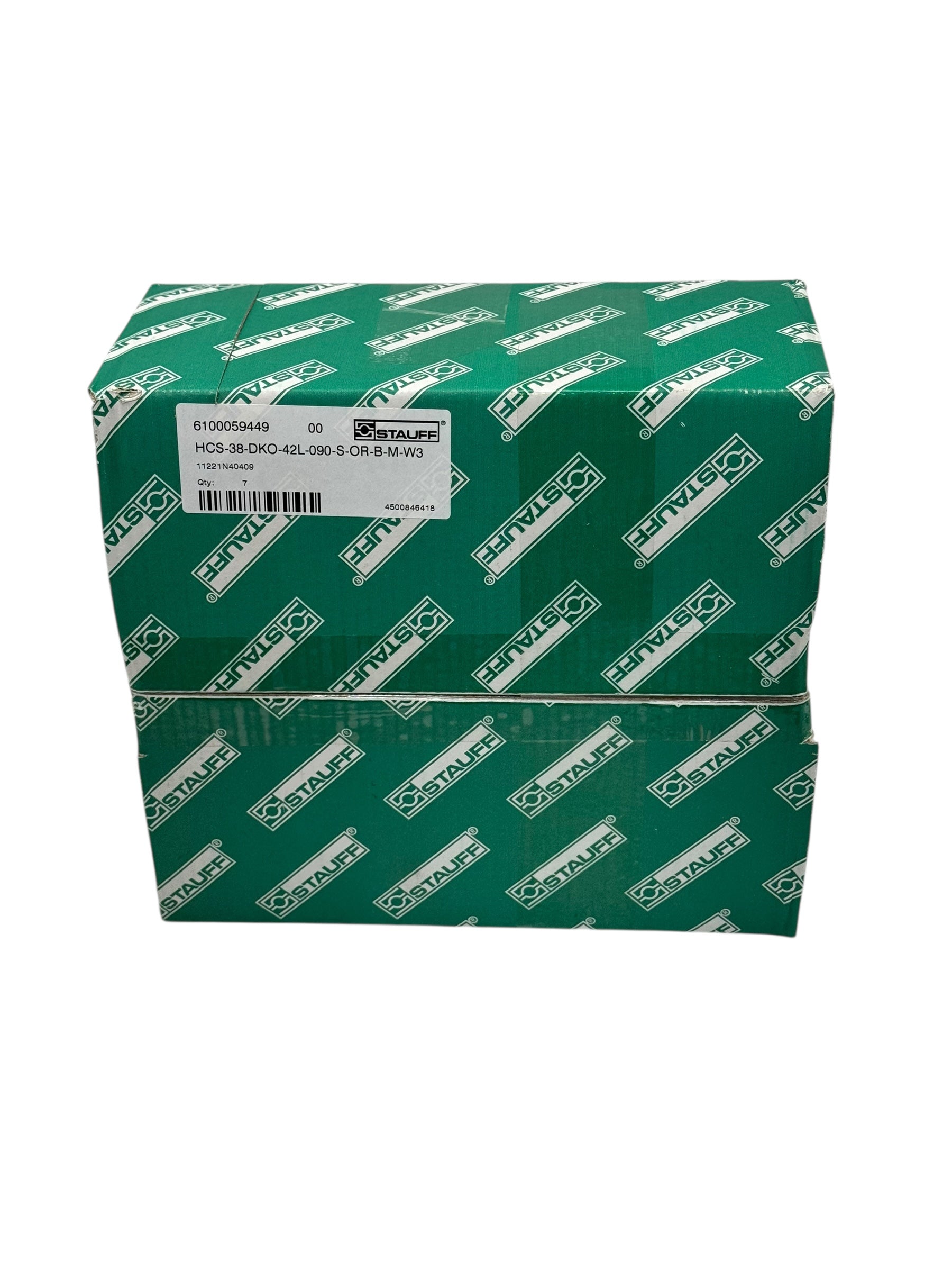 7x Stauff HCS-38-DKO-42L-090-S-OR-B-M-W3 Hydraulik Schlaucharmatur 90° Stahl