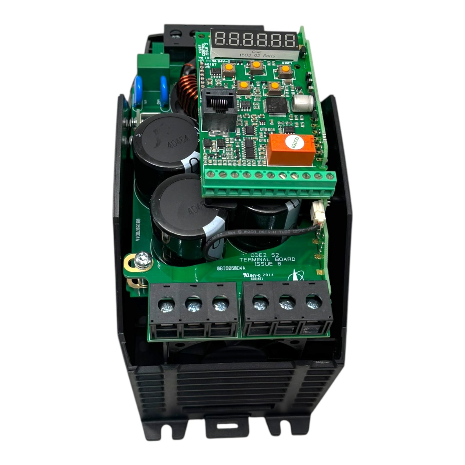 Fenner QuickDrive E 572B22P2 Frequenzumrichter 10,5A 2,2kW 200-240V 3PH UNUSED