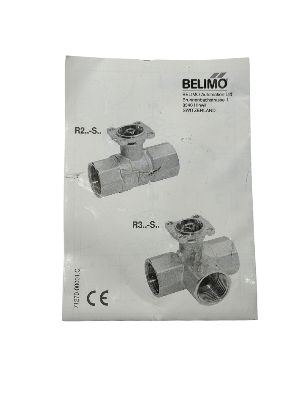 Belimo R2025-10-S2 2-Wege Ventil DN25 Rp1” Kvs10 Messing Regelventil