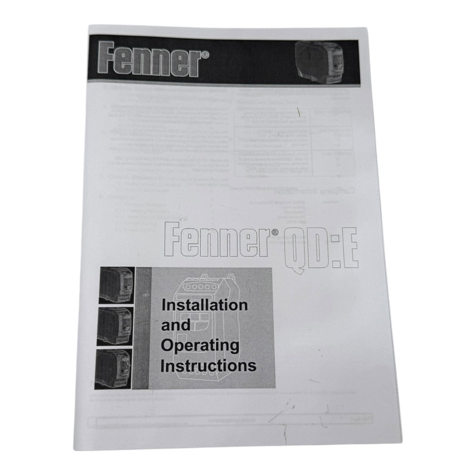 Fenner QuickDrive E 572B22P2 Frequenzumrichter 10,5A 2,2kW 200-240V 3PH UNUSED