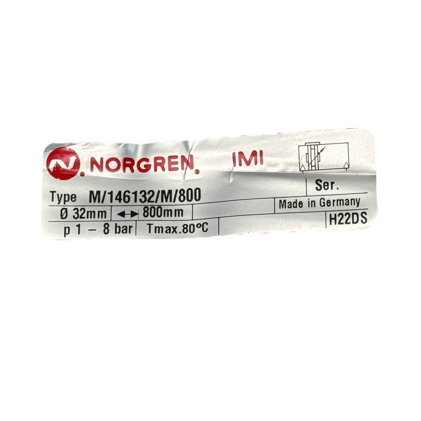 IMI Norgren M/146132/M/800 Pneumatikzylinder Ø32x800mm Lintra Druckluftzylinder