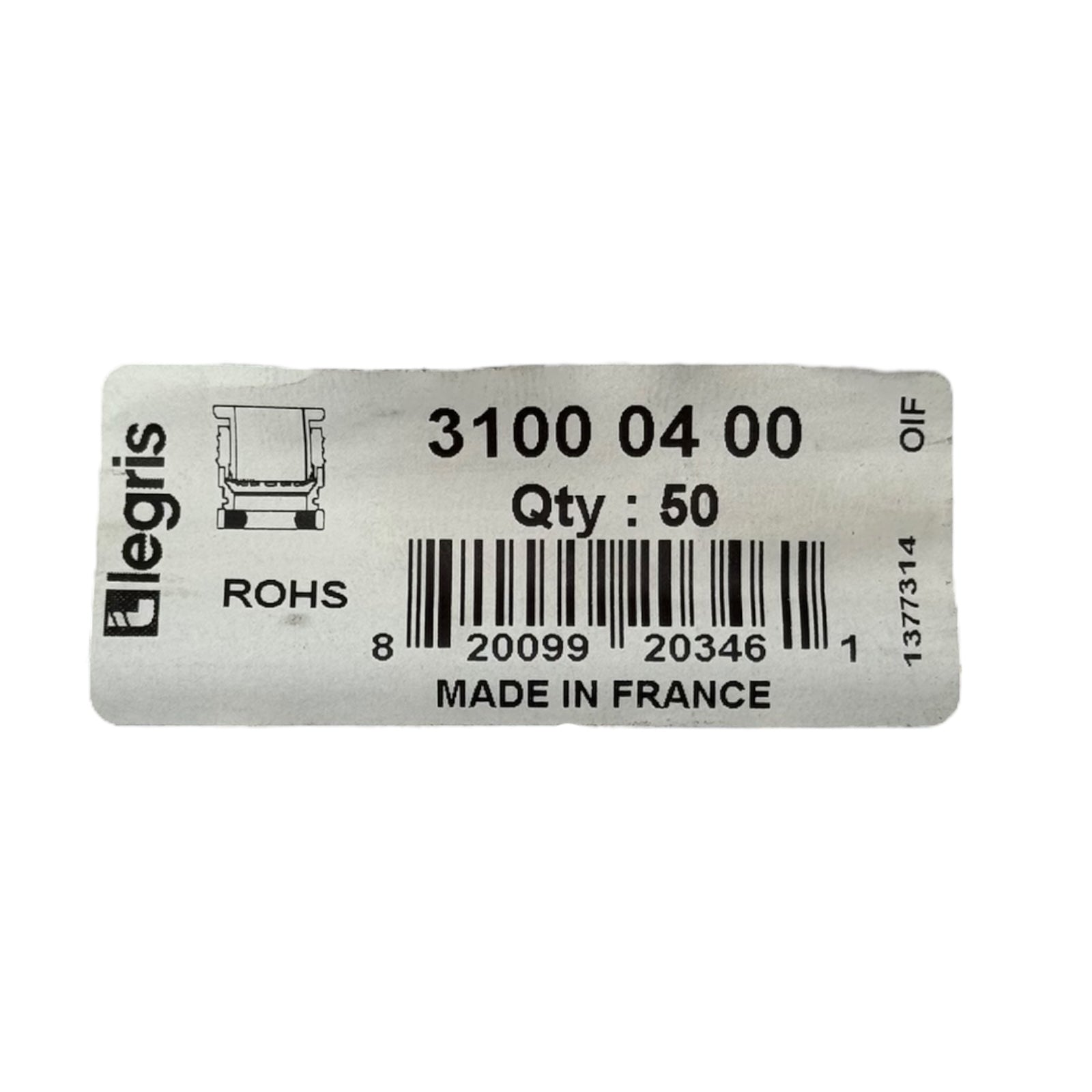 Legris 3100 04 00 Steckverschraubung Ø4mm M5 Messing Pneumatik Fitting 50x