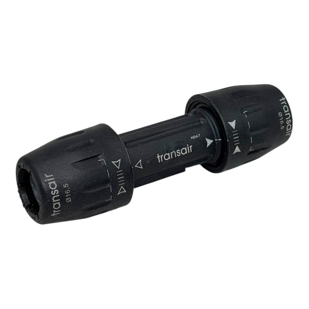 Parker Transair 6606 17 00 Gerade Kupplung Ø16,5 Rohrverbinder Druckluft