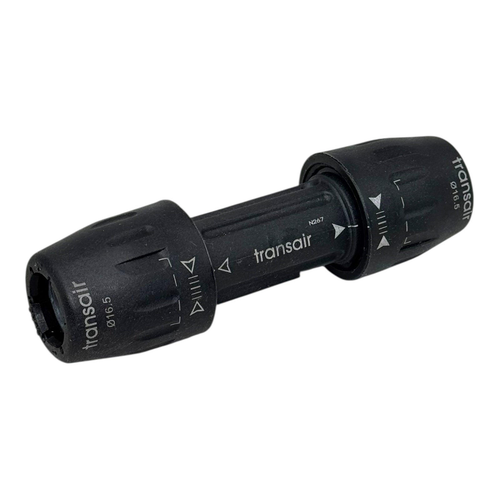 Parker Transair 6606 17 00 Gerade Kupplung Ø16,5 Rohrverbinder Druckluft