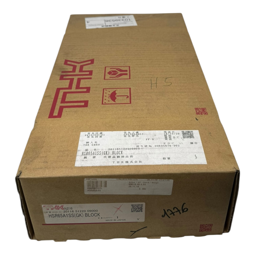 THK HSR65A1SS(GK) Linearführung Block Führungswagen CNC Linear Motion
