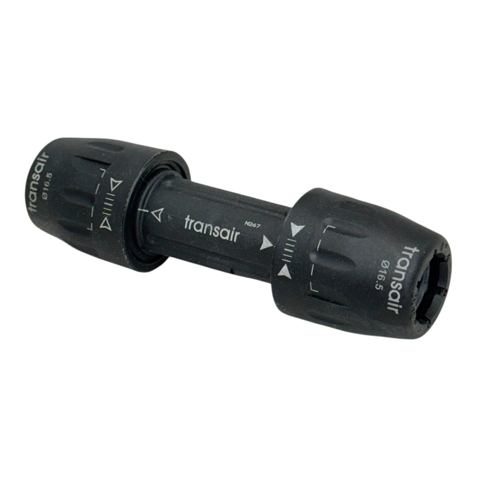 Parker Transair 6606 17 00 Gerade Kupplung Ø16,5 Rohrverbinder Druckluft