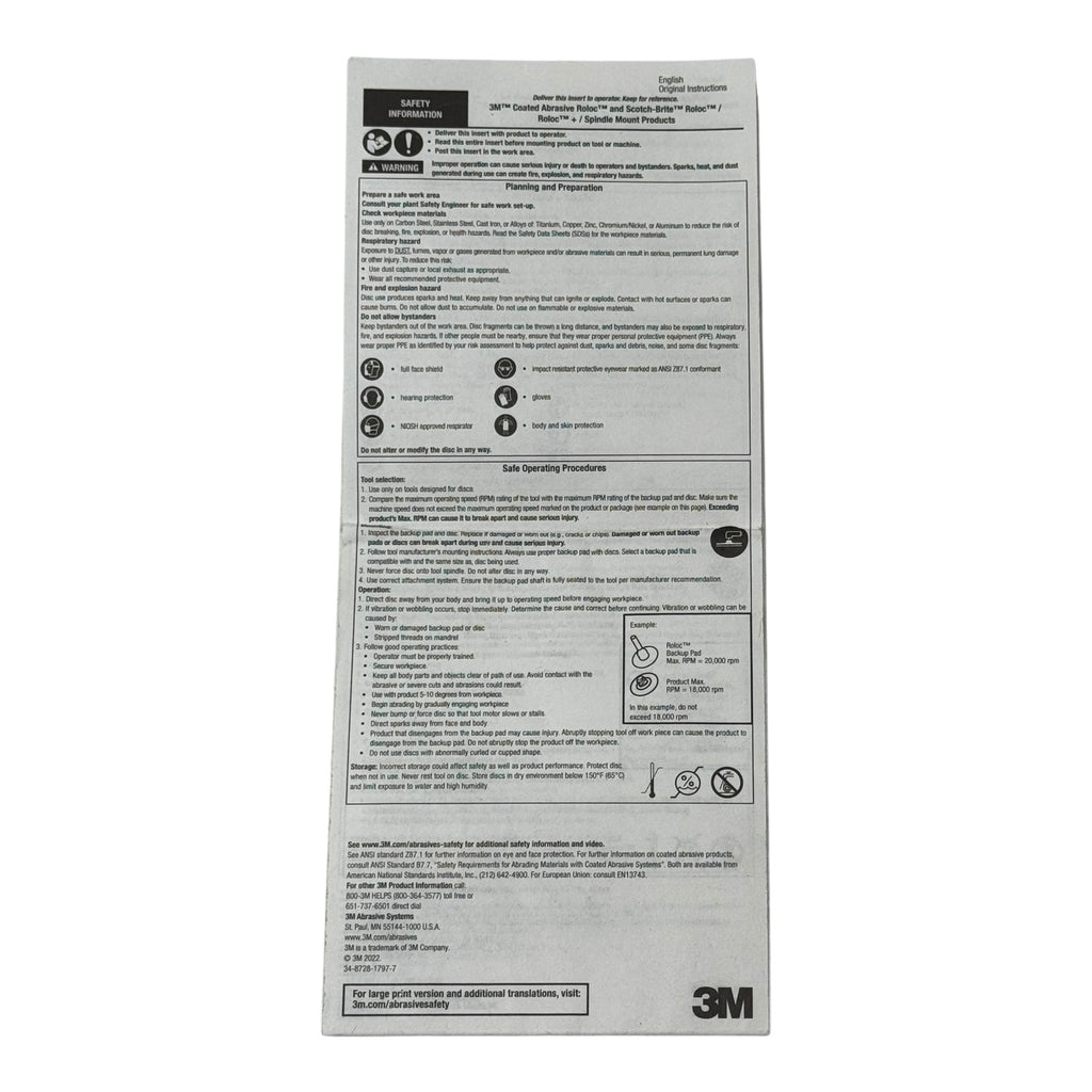 50x 3M Scotch-Brite Roloc 15393 Vliesscheiben 25,4mm A/O Coarse Schleifscheiben