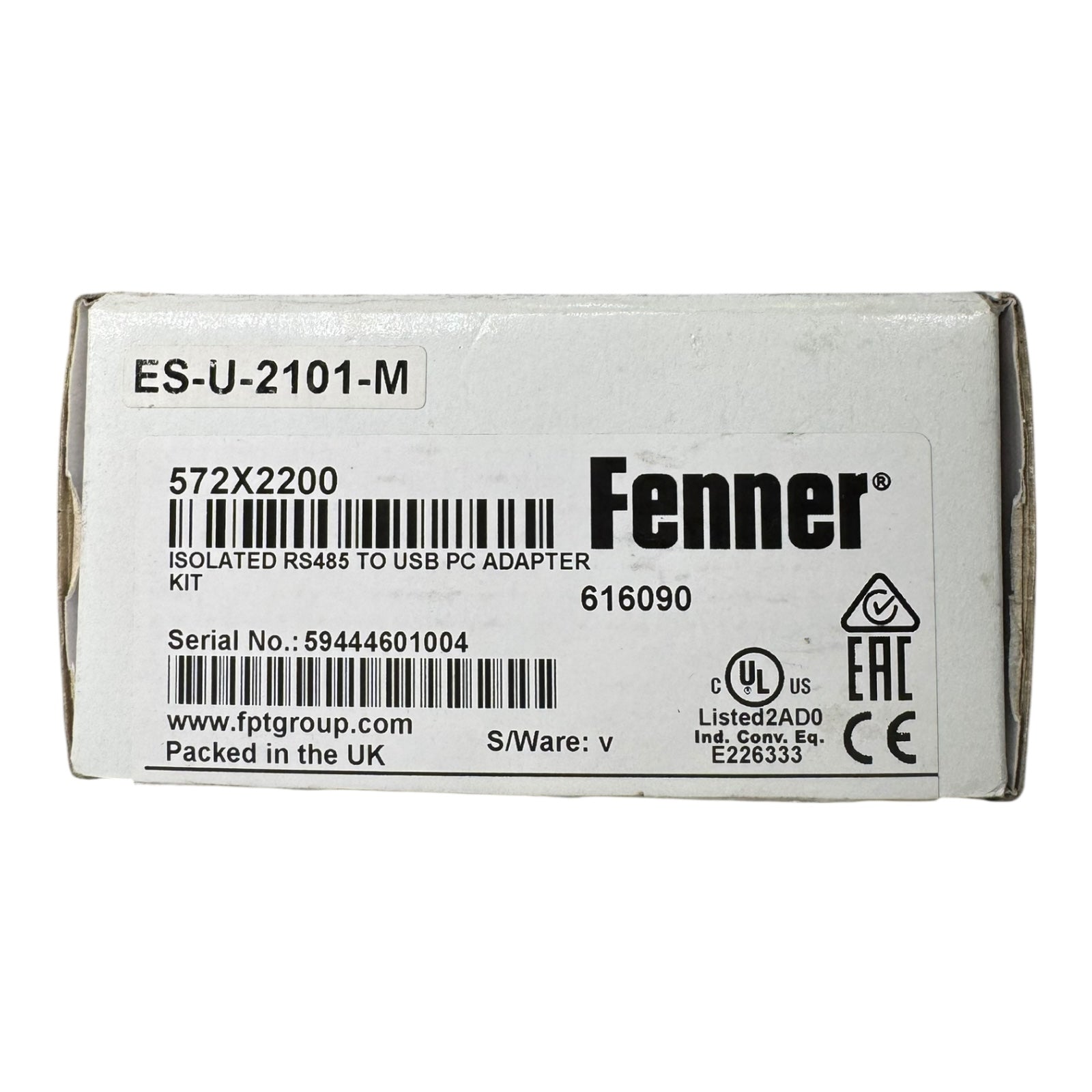 Fenner ES-U-2101-M RS485 USB Adapter 572X2200 Kit galvanisch getrennt Konverter
