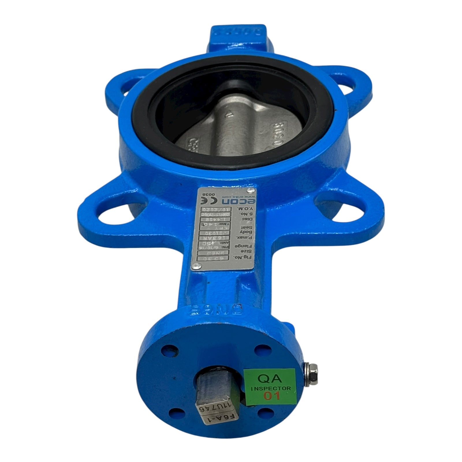 Econ 6530 DN65 PN16 Absperrklappe Flanschventil EPDM JS1030 2,5” 16 bar