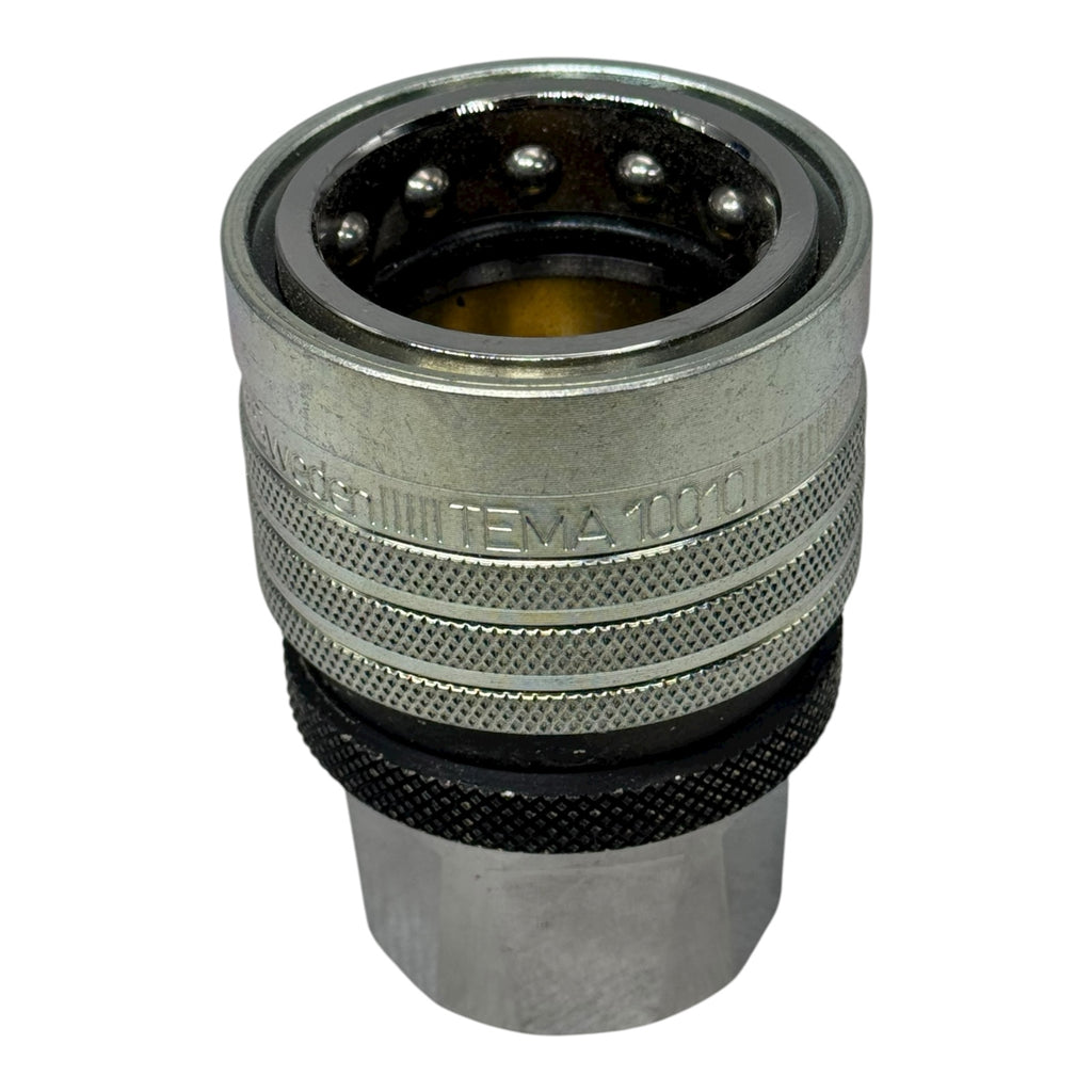 Parker Tema 10010 Schnellkupplung Hydraulik Kupplung G1/2” Stahl