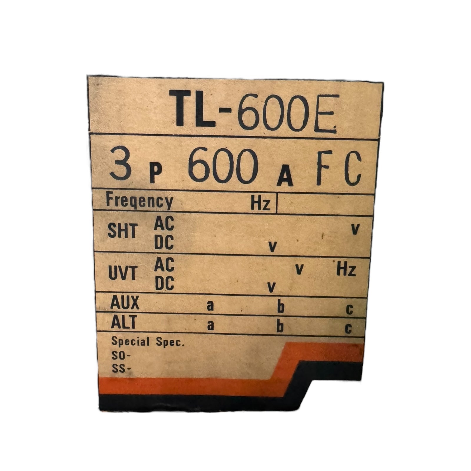 Terasaki Electric TT-600 Leistungsschalter Circuit Breaker 250A 3-polig AC600V