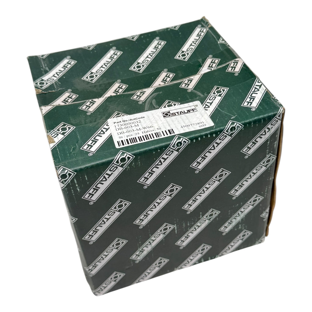 5x Stauff DB-603-M Rohrschellen Halbschalen W66 Stahl verzinkt