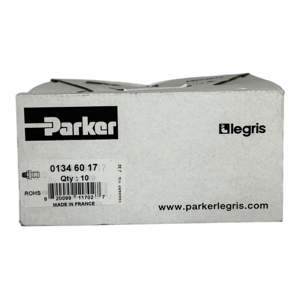 10x Parker Legris 0134 60 17 Schlauchtülle 17mm x R1/2” Messing Anschluss