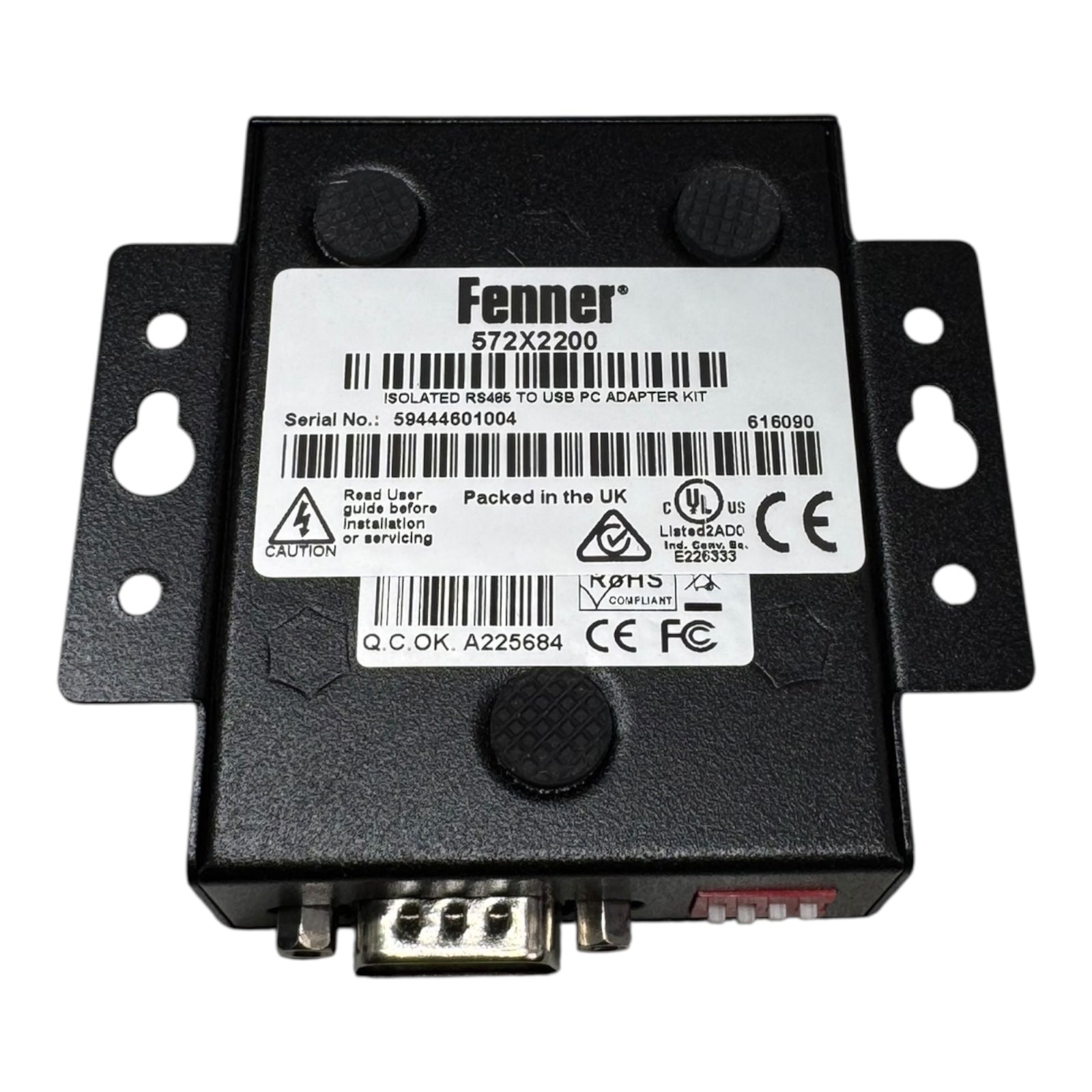 Fenner ES-U-2101-M RS485 USB Adapter 572X2200 Kit galvanisch getrennt Konverter