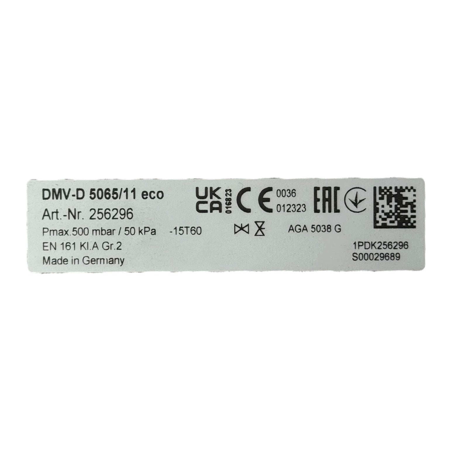Dungs DMV-D eco 5065/11 1411/2P Doppelmagnetventil Sicherheit DN65 500mbar 230V