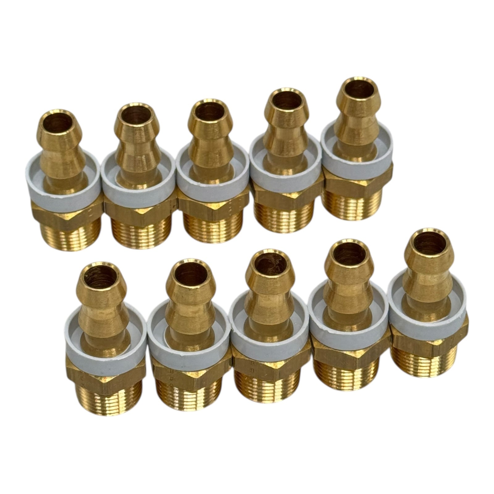 10x Parker Legris 0134 60 17 Schlauchtülle 17mm x R1/2” Messing Anschluss