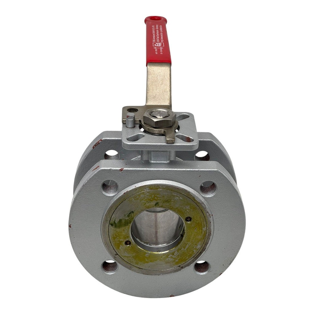 END-Armaturen Kompaktkugelhahn DN50 PN40 VA Flansch Kugelventil Edelstahl