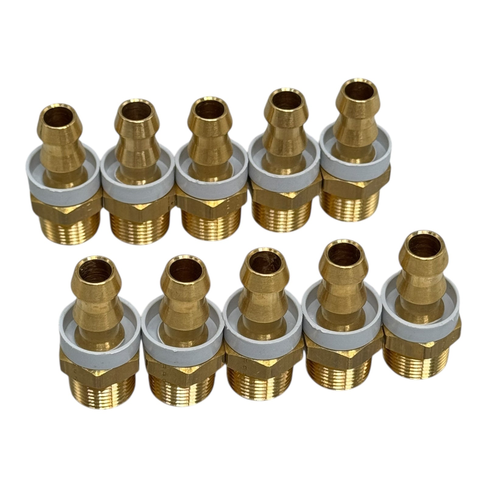 10x Parker Legris 0134 60 17 Schlauchtülle 17mm x R1/2” Messing Anschluss