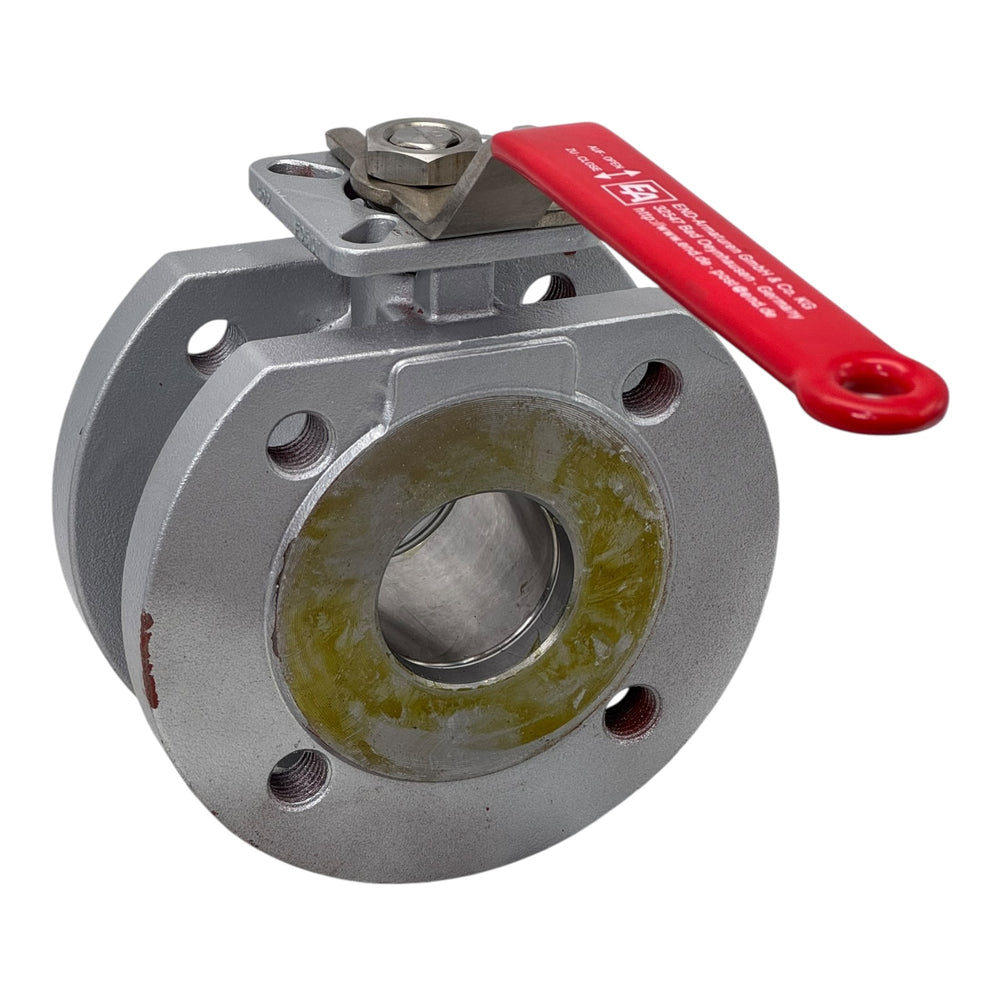 END-Armaturen Kompaktkugelhahn DN50 PN40 VA Flansch Kugelventil Edelstahl