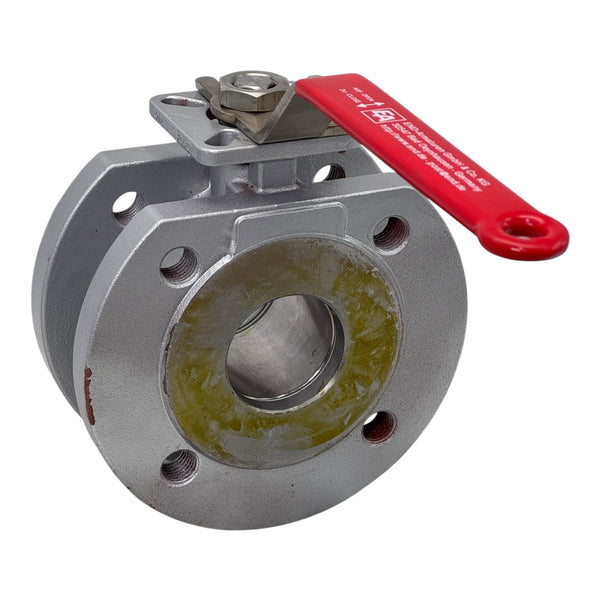 END-Armaturen Kompaktkugelhahn DN50 PN40 VA Flansch Kugelventil Edelstahl