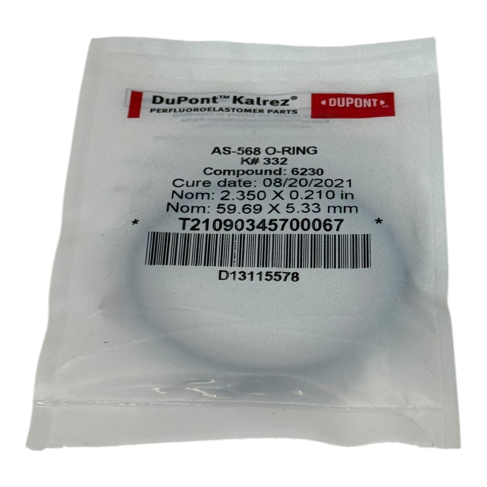 DuPont Kalrez O-Ring K332 6230 Compound 59.69x5.33 mm FFKM Dichtung