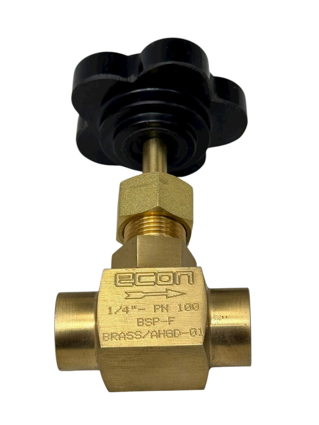 Econ Messing Nadelventil 1/4” DN8 PN100 BSP-F Feinregulierventil