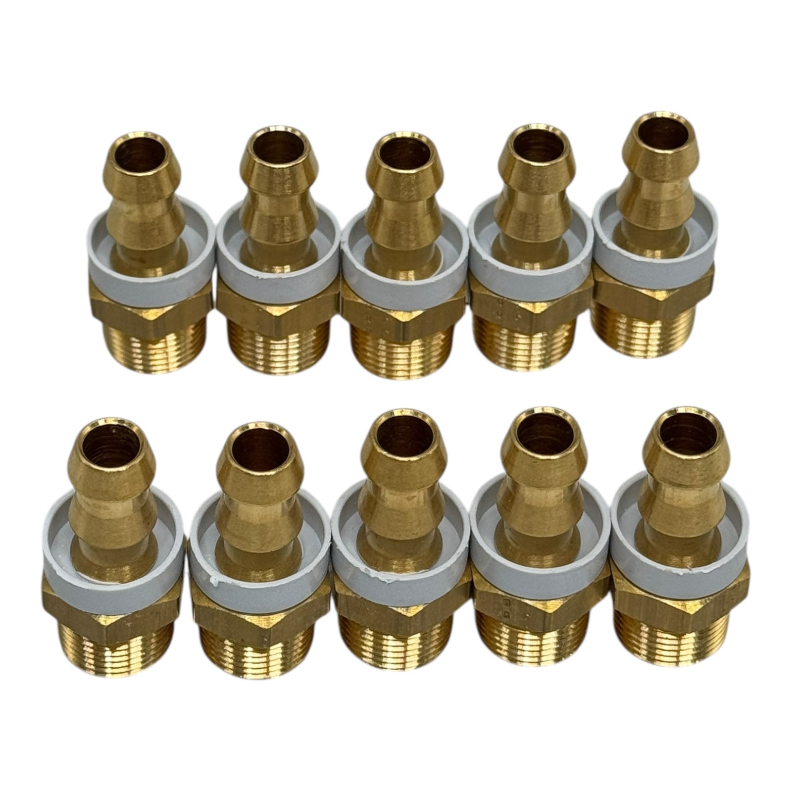 10x Parker Legris 0134 60 17 Schlauchtülle 17mm x R1/2” Messing Anschluss