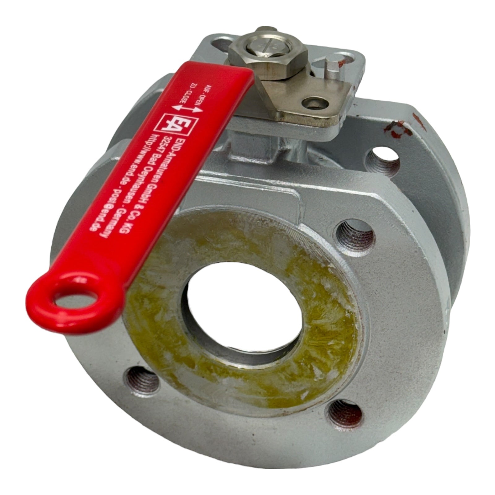 END-Armaturen Kompaktkugelhahn DN50 PN40 VA Flansch Kugelventil Edelstahl
