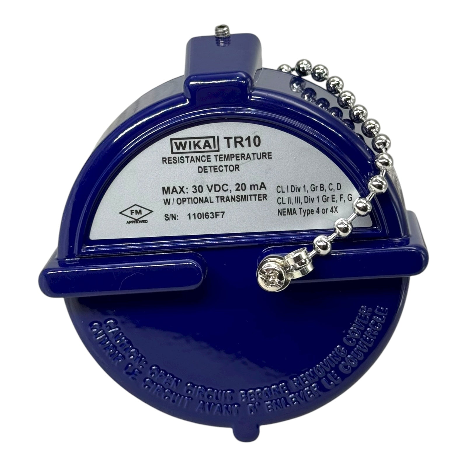 WIKA TR10 Widerstandsthermometer Pt100 1/2”NPT -100…+450°C HART Transmitter